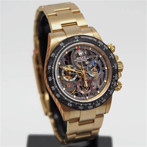 rolex daytona limited edition la montoya yellow gold skeleton dial|la montoya daytona.